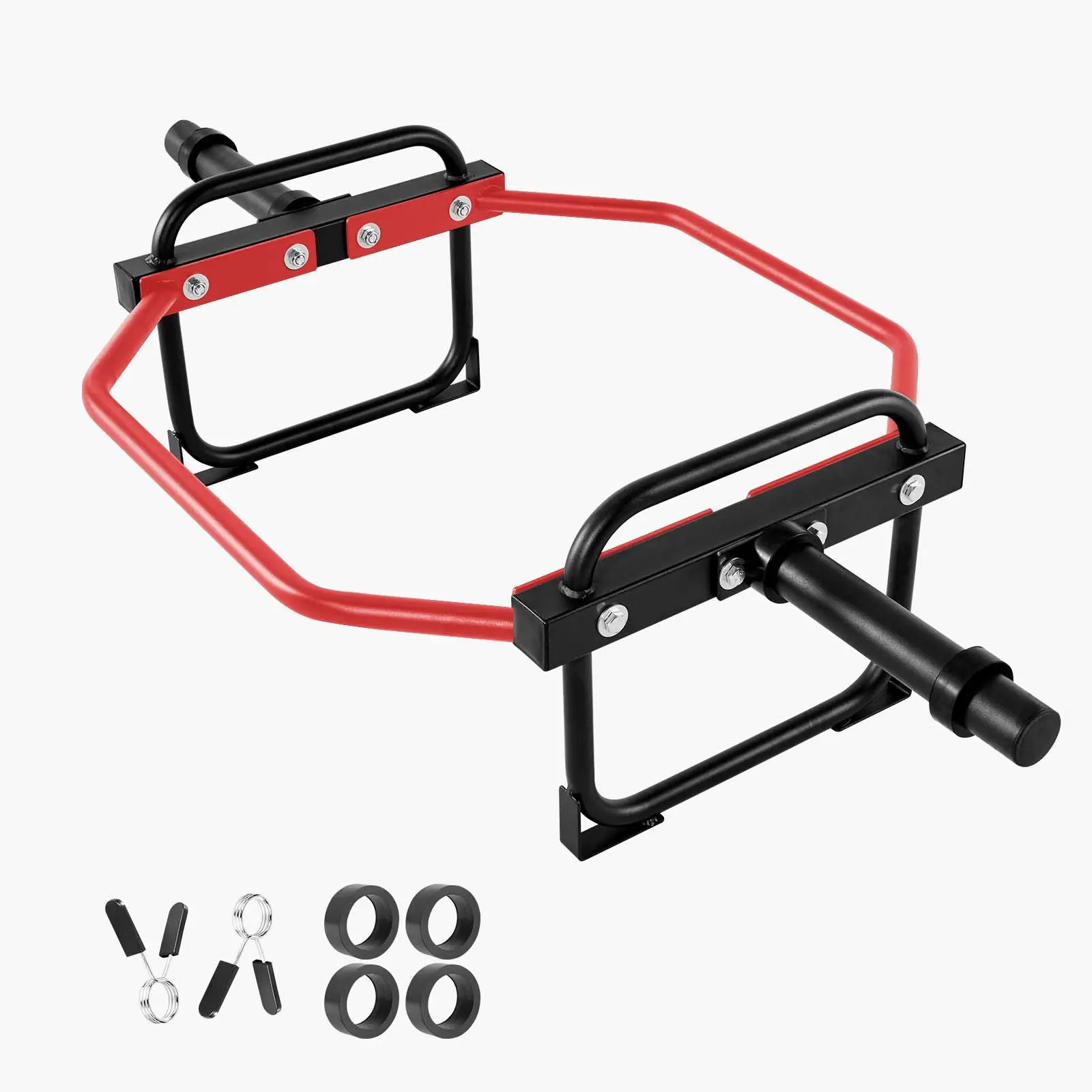 Trap Bar Hex, 2-Inch Barbell, 500 LBS Capacity Shrug, Weightlifting and Strength Training Equipment, Home Gym for Squats