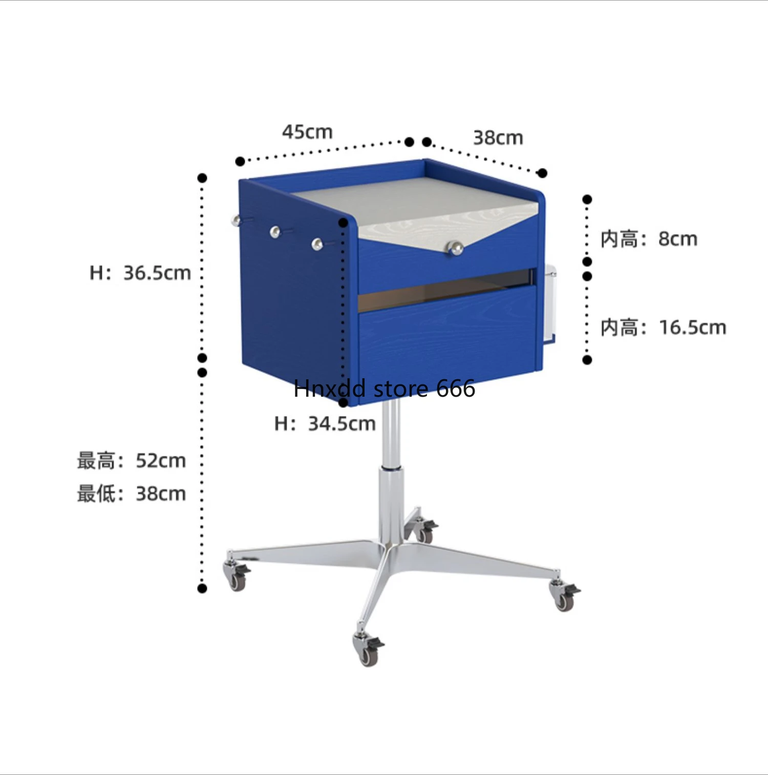 Modern light luxury movable lifting side several small apartments