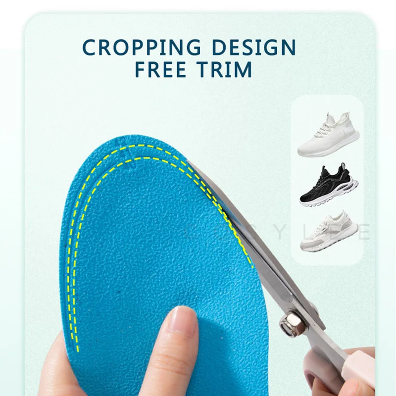 Insoles for Shoes Shock Absorption  Massage Memory Foam Sole Breathable Cushion Sport Running Insoles Feet Orthopedic Insoles