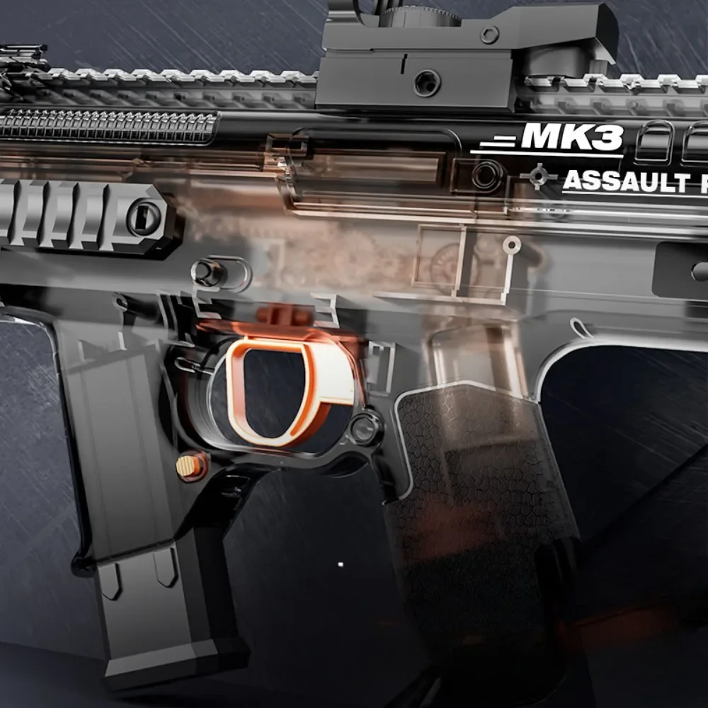 MK3 pistolet à eau électrique jouet grande capacité lumière Flash fraîche eau absorbante prise de vue continue été jouet de plage en plein air pour les enfants