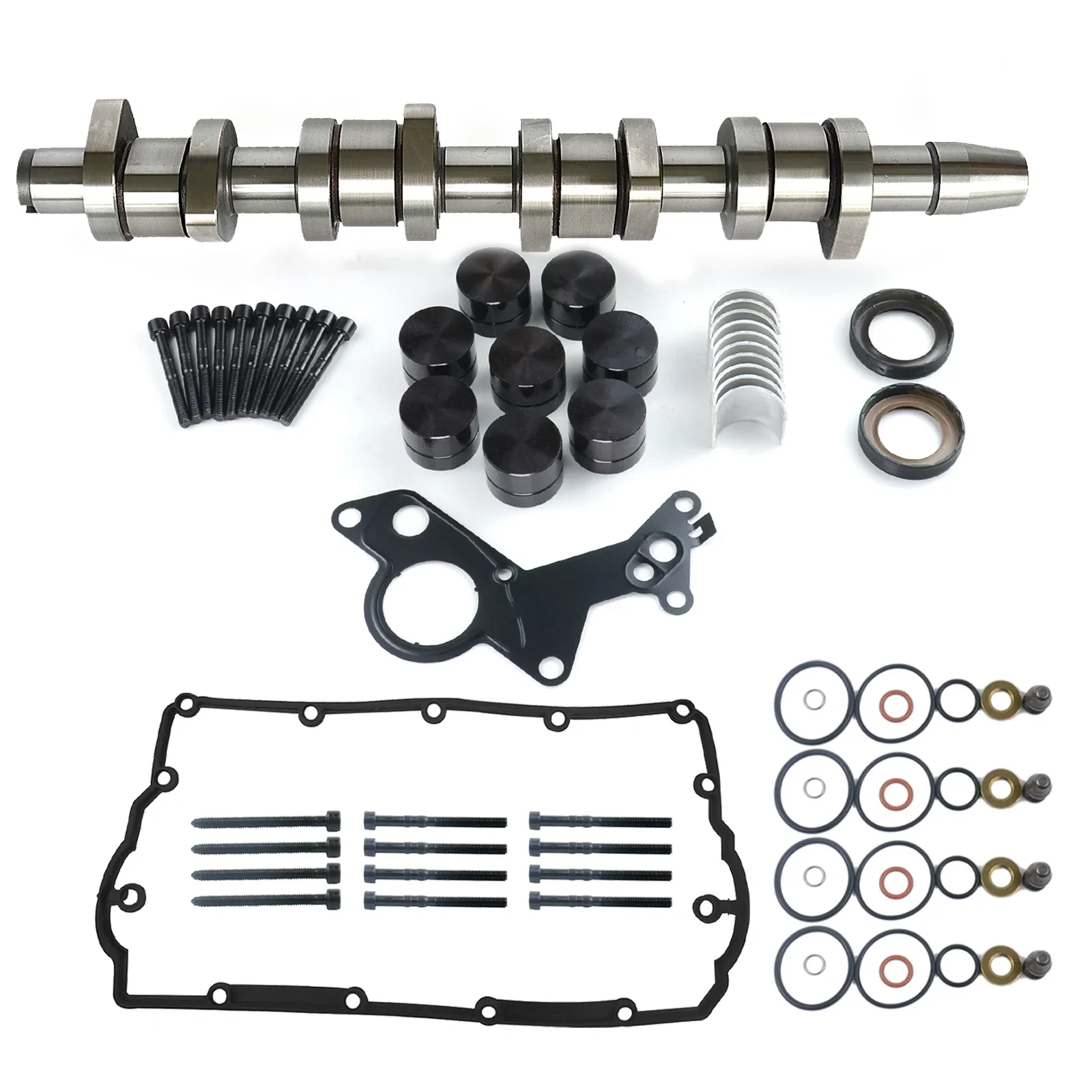 Image of AP01 BRM Nockenwellen-Kit + Ventilstößel + Lager + Dichtungen für VW Jetta MK5 2005-2006 1.9 TDI 038109309B 038109309A