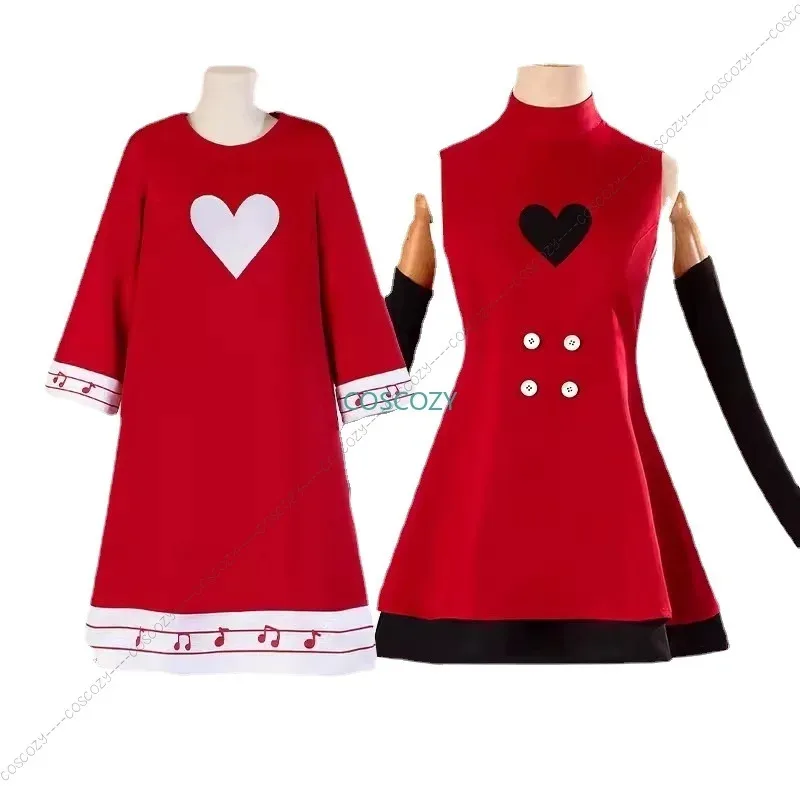 أزياء سيسي 2233 تشارلي مورنينجستار التأثيرية باللون الأحمر، بدلة قتال جنون، فستان الأميرة تشارلي لحفلات الهالوين