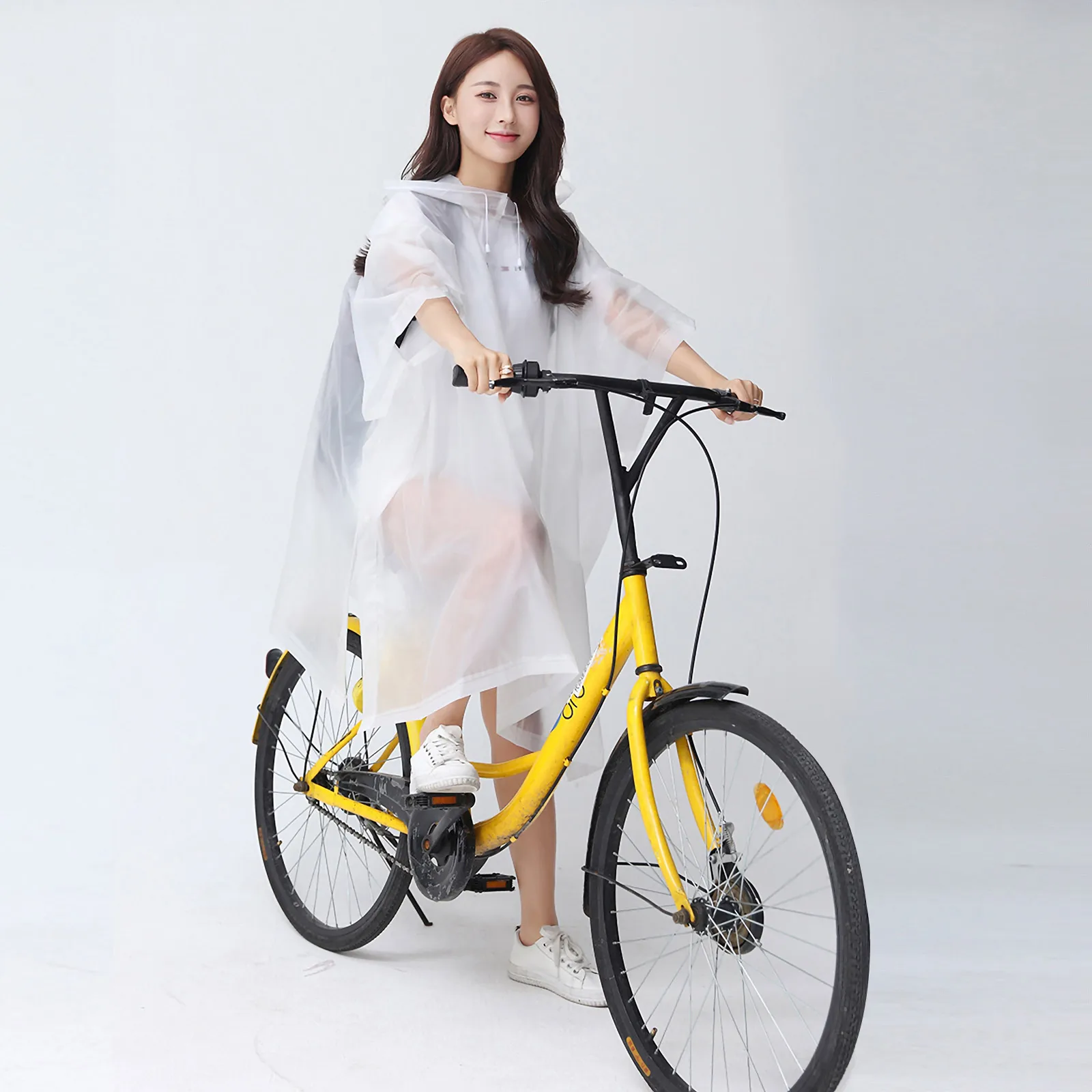 

Adult Hooded Rain Poncho Portable Waterproof Raincoat Quick-Drying Outdoor Camping Travel Rain Cape Lightweight Convenient