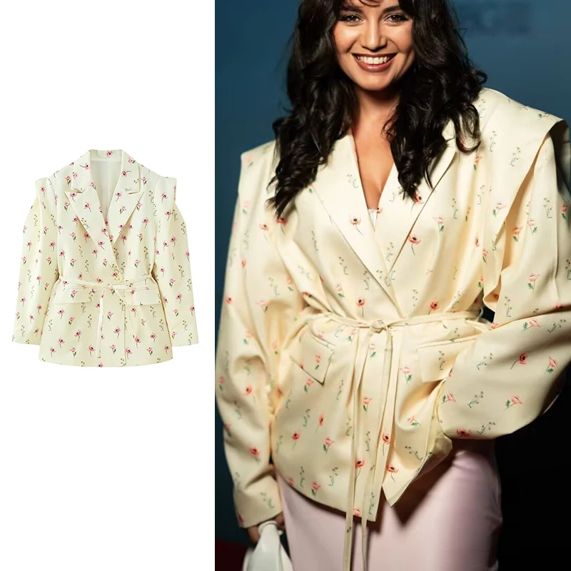 

Новые женские пиджаки 2026: модные ретро-блейзеры с принтом, элегантные весенние куртки для женщин, молодежные уличные пальто для вечеринок и праздников