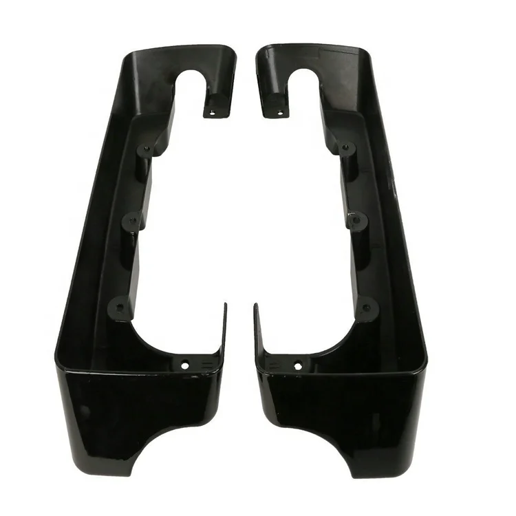 6 Inch Double Cut for Harley Touring Models Hard Saddlebag Extensions