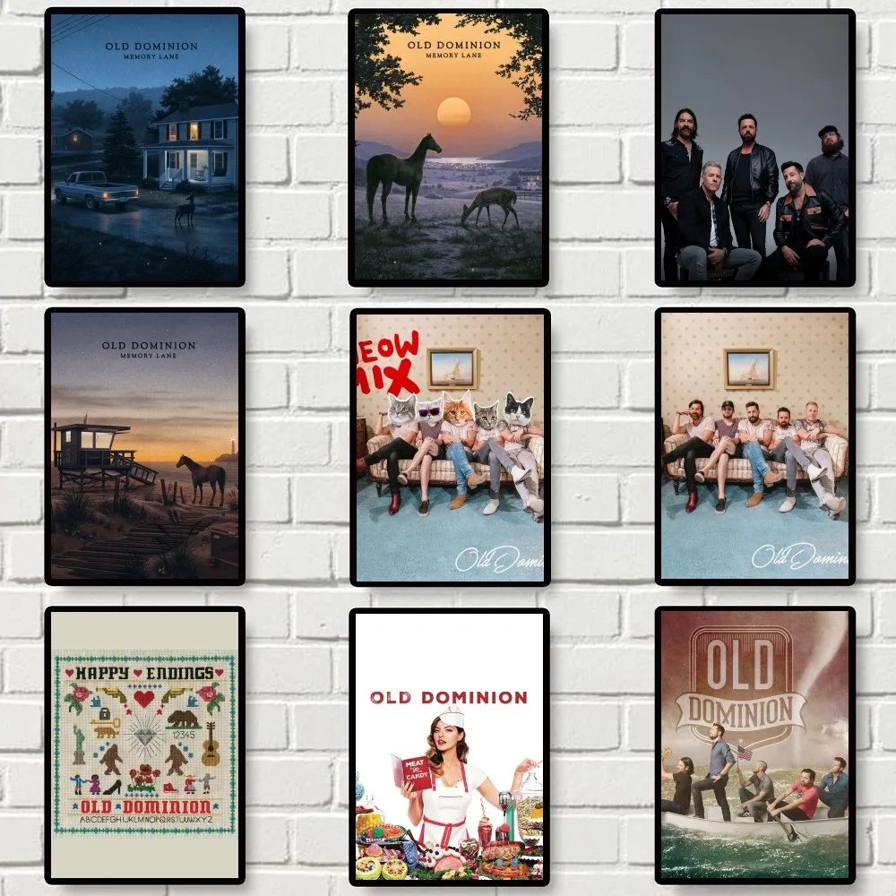 Old Dominion Memory Lane Poster Gallery Prints Self Adhesive Home Decor Decoration Wall Decals Living Room Sticker