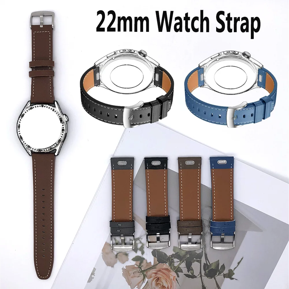 22 مللي متر الرياضة بو الجلود حزام ساعة اليد ل Amazfit Bip 6 5 حزام الساعات Smartwatch اكسسوارات ل Amazfit التوازن 2 GTR 4 3 2 سوار #1