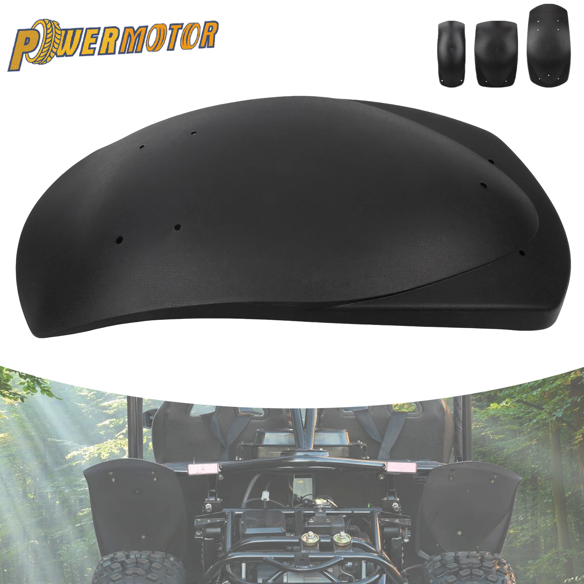 1 Pezzo Parafango Anteriore e Posteriore in Plastica per ATV, Tre Misure per 110cc 125cc 150cc 200cc 250cc Go-kart UTV Buggy Quad Dirt Bike Accessori