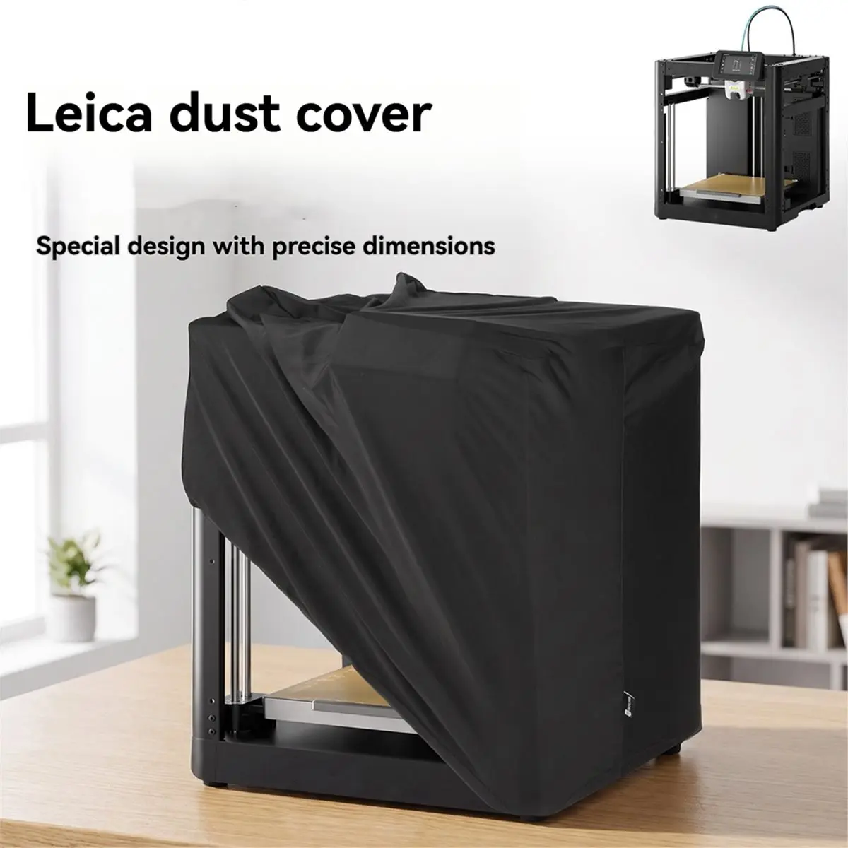 2Pcs Elastic Dust Cover for Adventurer 5M 3D Printer Protective Enclosure Shield Against Dust Moisture