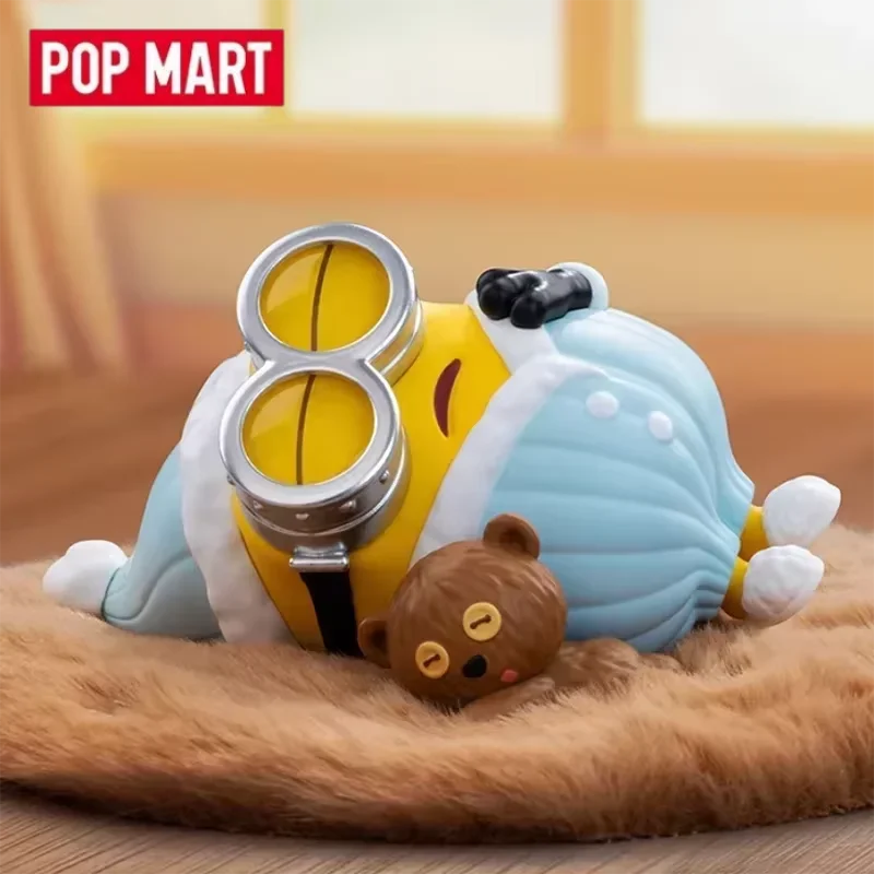 

POP MART Миньоны Ленивый Каждый день Серия Слепая коробка Игрушки Kawaii Аниме Фигурка Сюрприз Подлинная случайная коробка Mystery Box Подарок для девочек