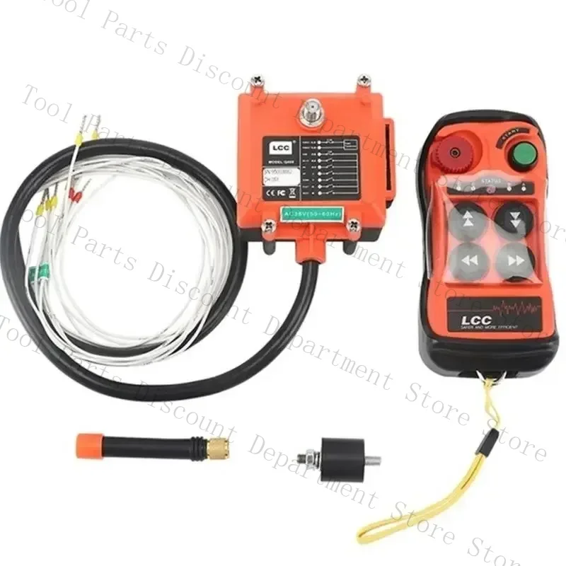 Lcc quatro botões de velocidade única q400 motor de elevação industrial sem fio controle remoto guindaste elevador