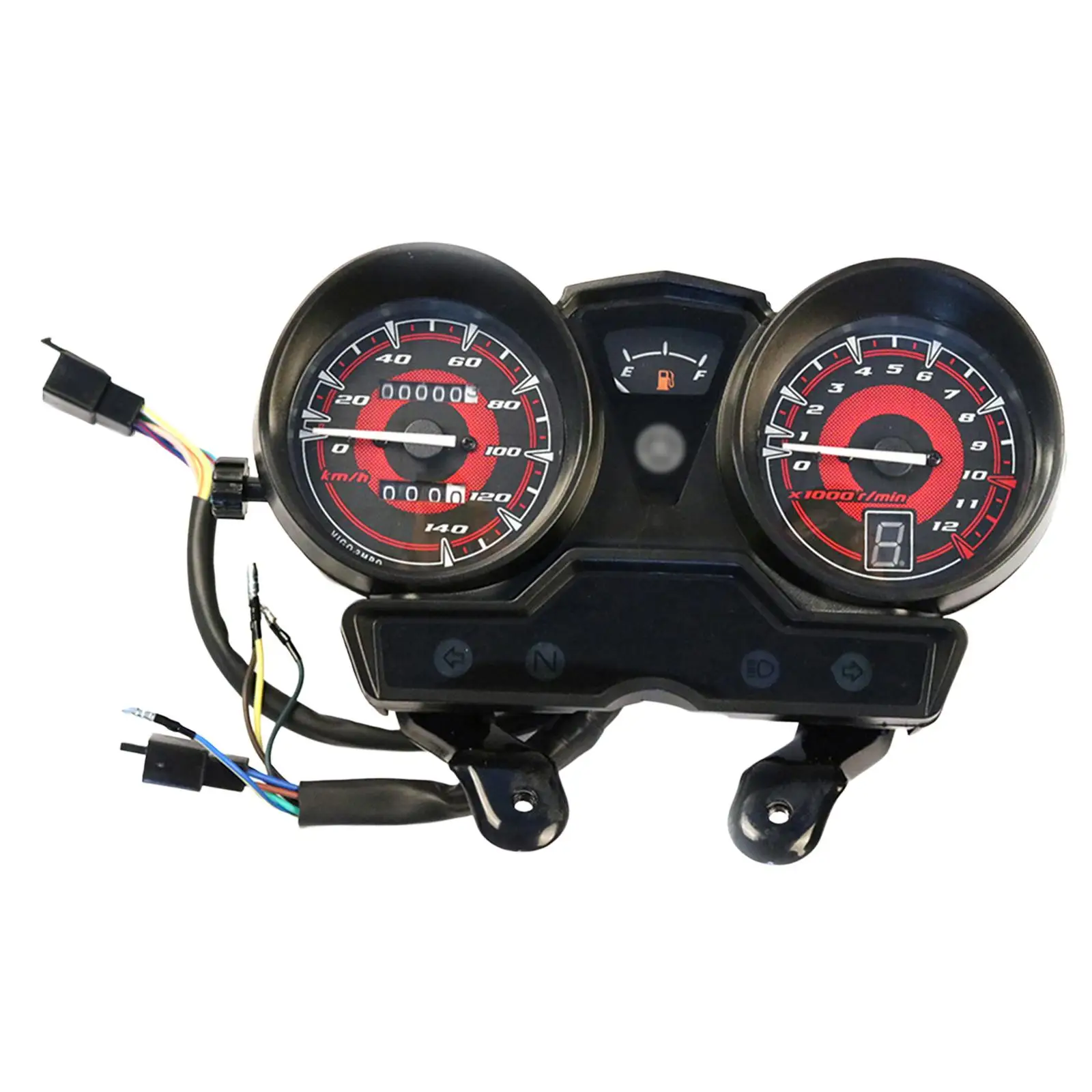 Motorbike LED Digital Speedometer Speed Gauge Odometer Modification for Yamaha