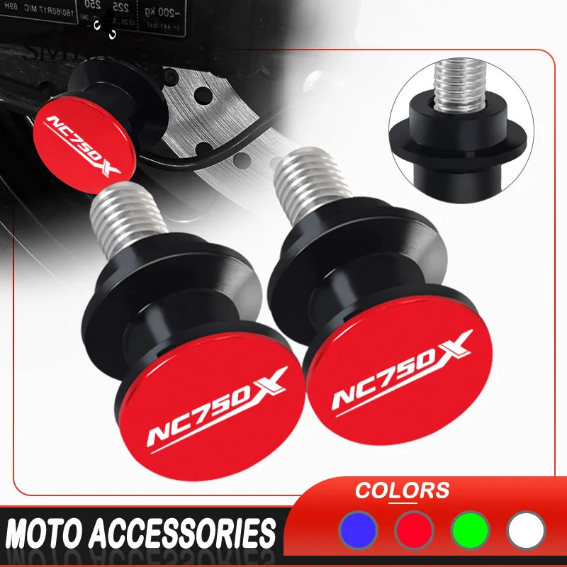 

Motorcycle Accessories For Honda NC700 NC700X/S 2012-2018 NC750 NC750X/750S 2012-2024 Swingarm Spools Slider Stand Screw