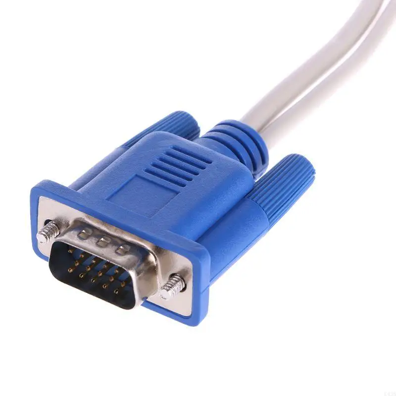 K43b durável pc/portátil vga svga para vga macho para s-vídeo rca conversor adaptadora composto out conversor