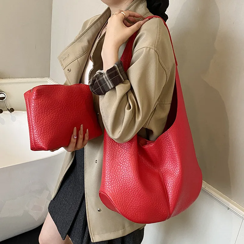 

Роскошные дизайнерские сумки для женщин, кошельки, повседневная женская сумка на плечо, женская сумка из мягкой искусственной кожи, женские сумки большой вместимости, кошелек