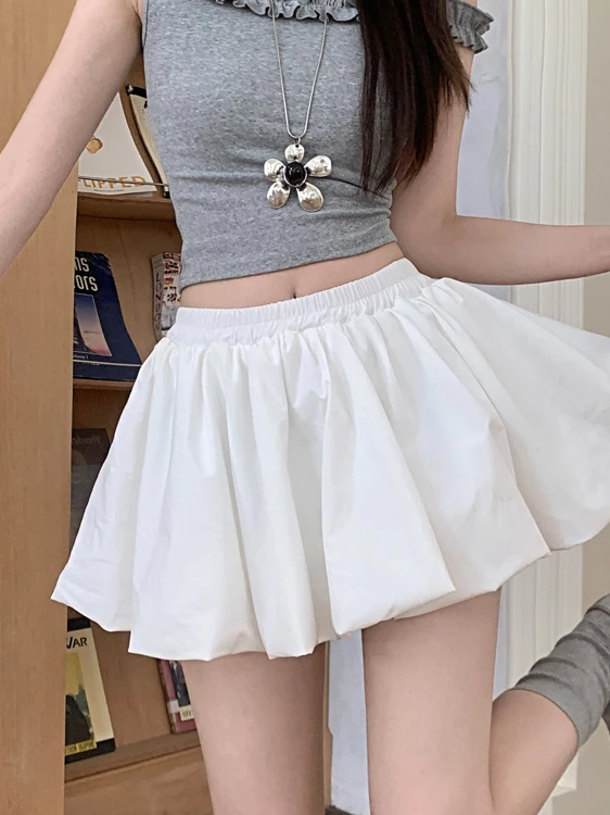 

Summer 2025 High Waist Versatile Half Skirt Women's Design Sensation Sweet And Spicy Cake Puffy Skirt Short Skirt