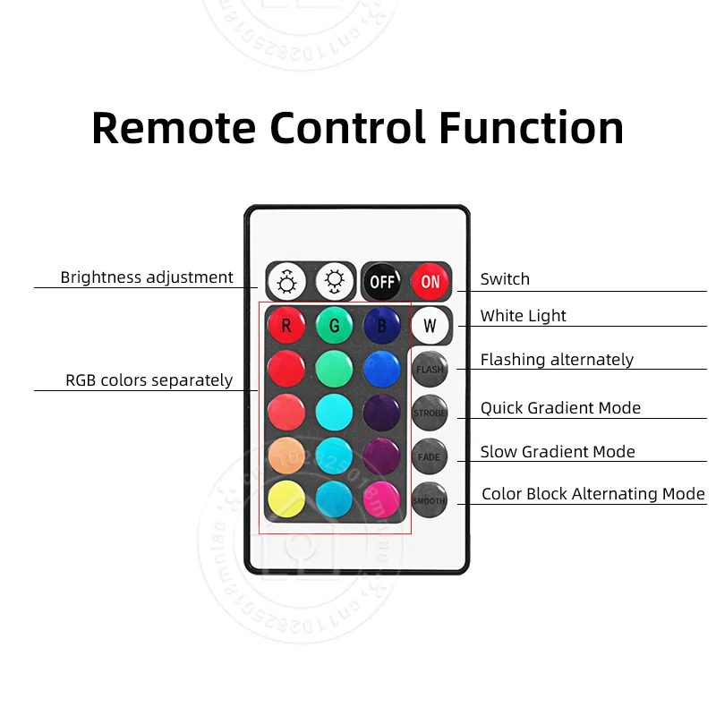 24 مفتاح التحكم عن بعد الذكية مصباح مصباح لتهيئة الجو 16 ألوان RGB لمبة LED متعدد الألوان لمبة E27 220 فولت الإضاءة المنزلية عكس الضوء
