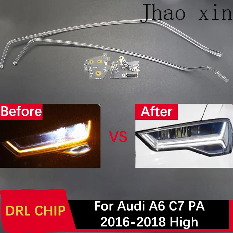 

Light Source Chip Angel Eye Ballast Module Suitable for Audi A6 C7 PA White Light 2016-2018 LED Car Headlight DRL CHIP Lamp Tube