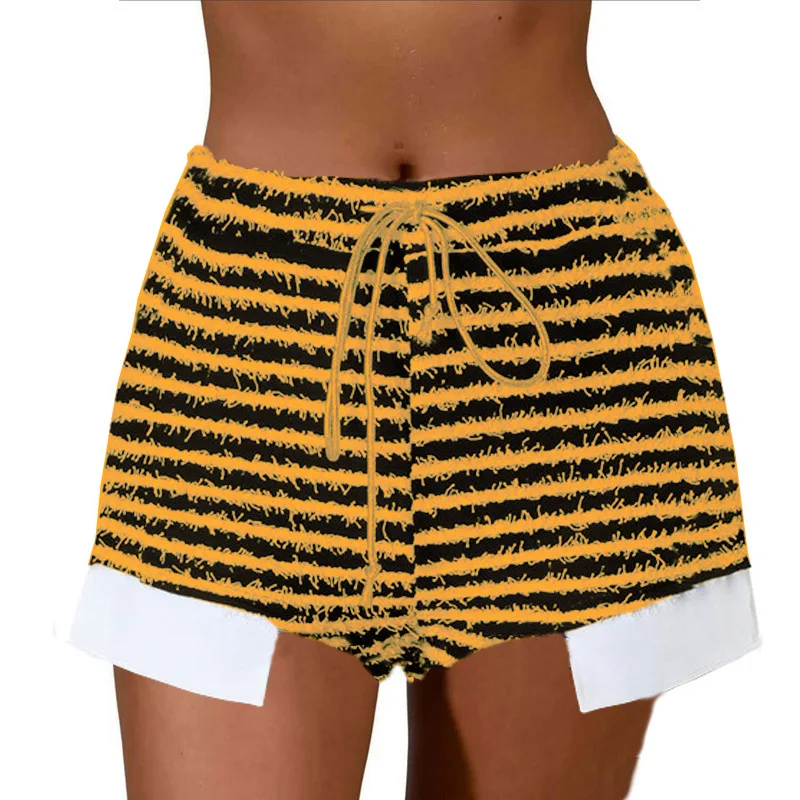 Pantaloni ort a gamba larga a vita alta dimagranti vestibilità ampia cinque strisce pantaloni casual da donna Street Sle plus Size abbigliamento estivo