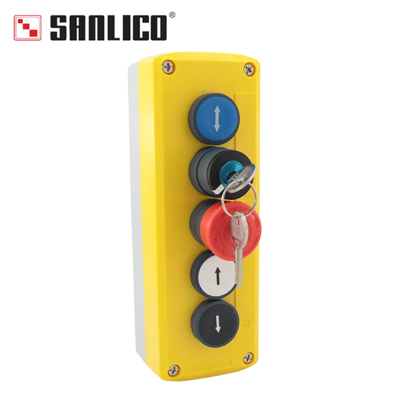 Waterproof Control Box Push Button Switch Station Crane Combination Switch Handheld Switch Box LA68H SAL XALK25625