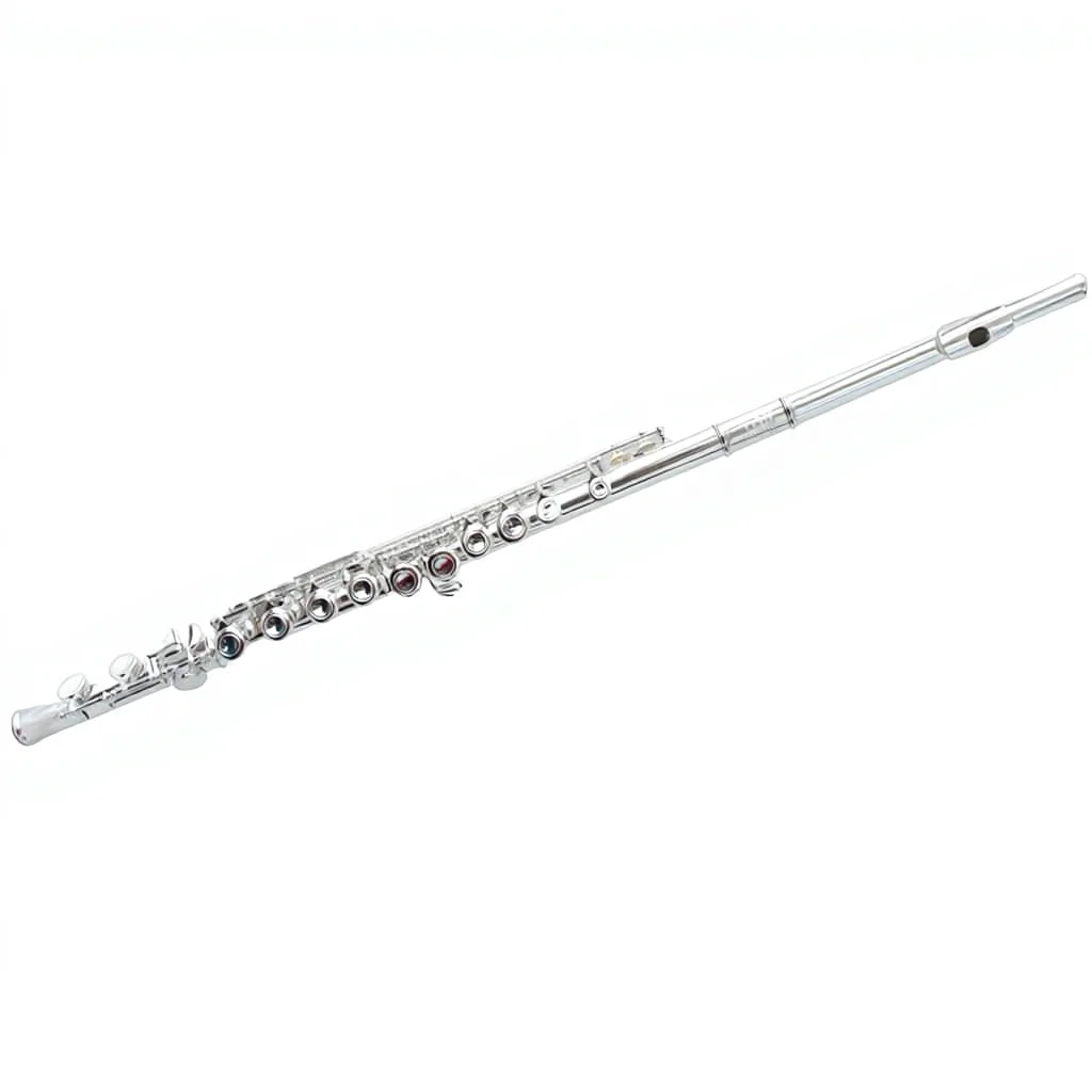 

Factory Sale 16 Hole C Tone Flute Cupronickel Body Silver Plated Transverse Flute Music Instrument