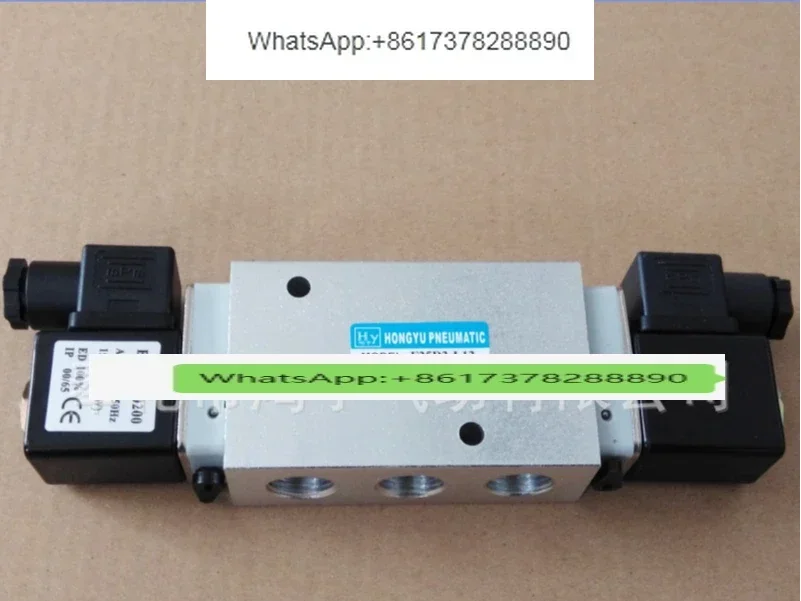 

Two position five way solenoid valve F25D-L12 single control F25D2-L12 dual control 4-point G1/2 aluminum alloy