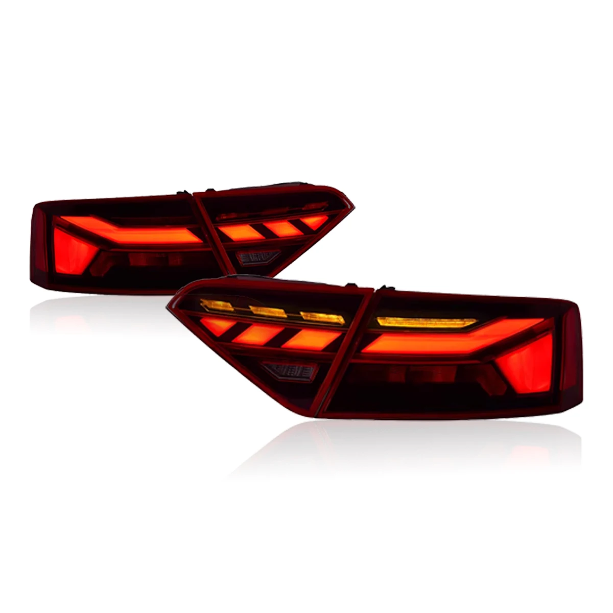 TYPY Luci posteriori per auto per Audi A5 2008-2016 LED Lampade posteriori per auto Luci diurne Indicatori di direzione dinamici Accessori auto