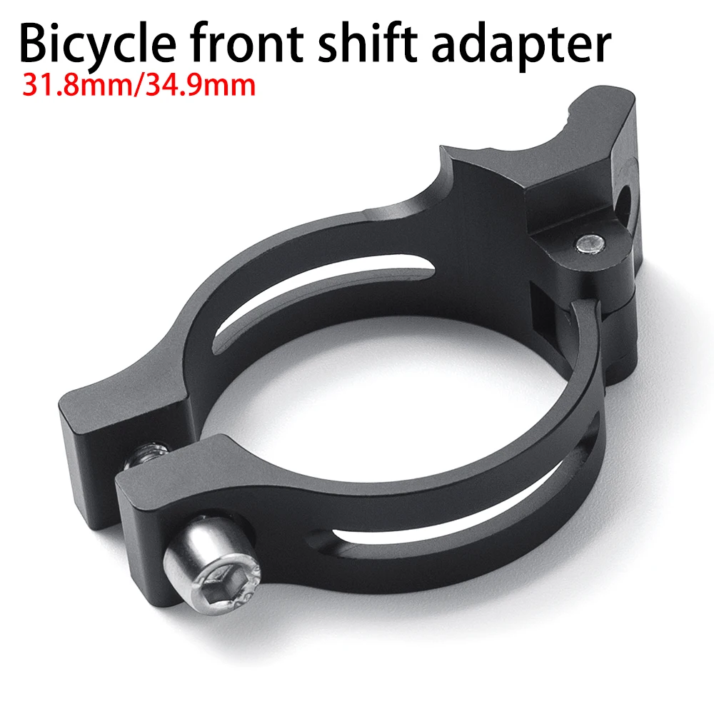 SENSAH Bicycle Front Derailleur Clip Lock Braze-on Adapter Clamp Converter 34.9mm 31.8mm