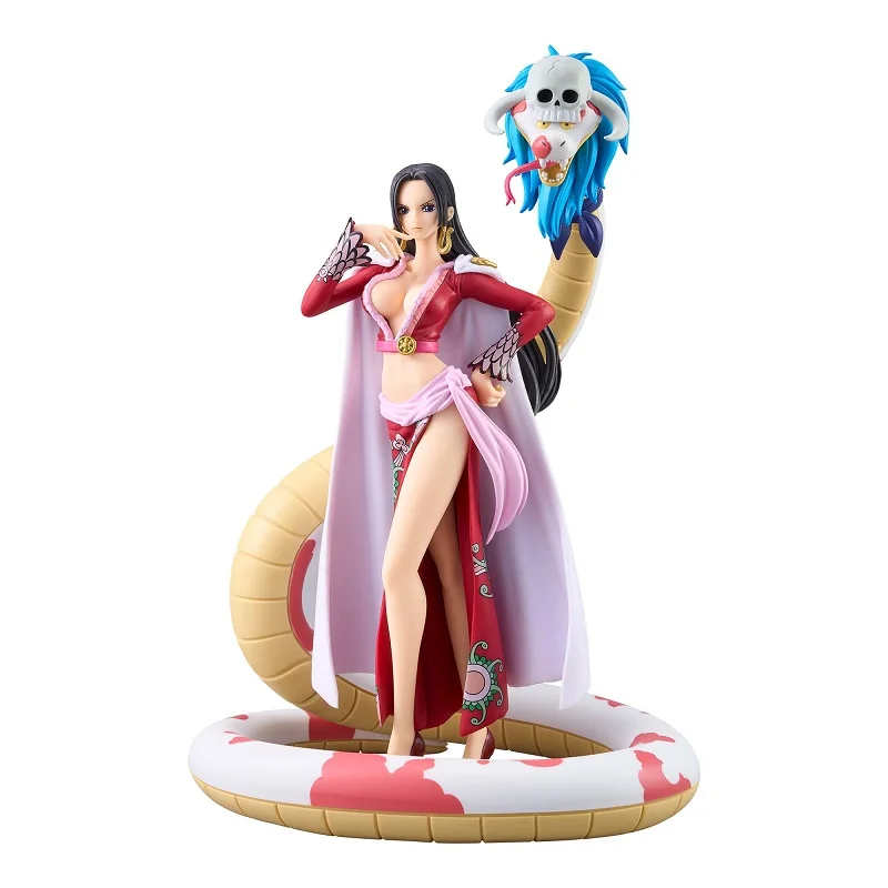 Bandai Original Banpresto Anime One Piece DXF The Grandline Series Boa Hancock PVC Action Figure Model Gifts Collectible Toy