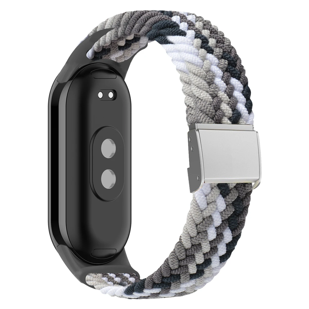 Cinturino elastico in Nylon per cinturino intrecciato regolabile Xiaomi Mi Band 8 con chiusura in acciaio inossidabile per bracciale Mi Band 8