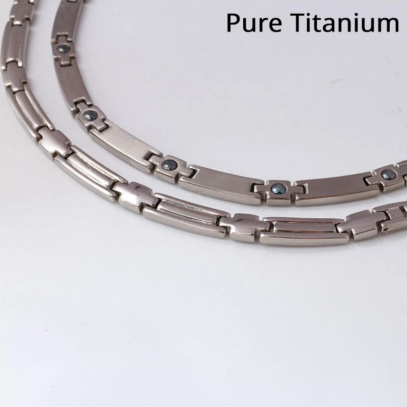 Luxury Pure Titanium Necklace for Men Women Collarbone Chain Cross Necklace Jewelry Glossy Bright Color Anti-Allergy Necklaces