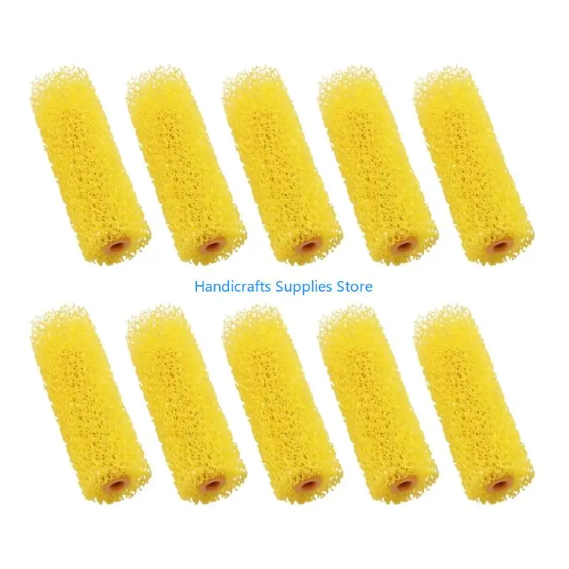 R1WA Professional Sponge Cleaning Rollers 10 Pack Foam Paint Roller 4inch Roller Brush for Detailed Work