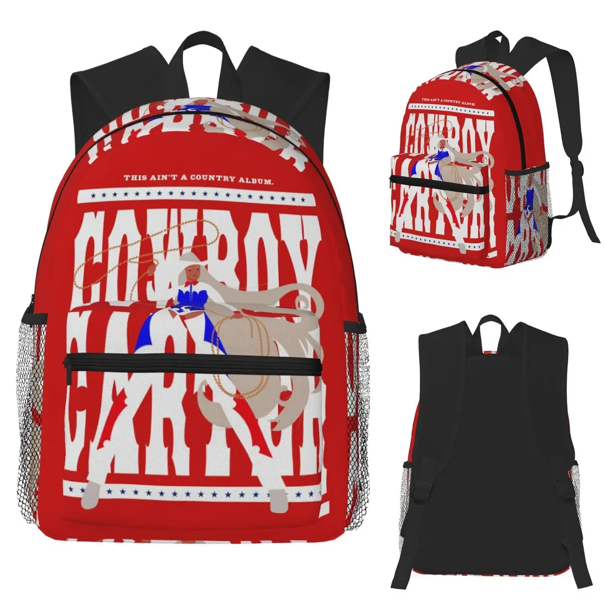 

Beyonce Cowboy Carter Student Backpack School Bag Hiking Travel Daypack for Boys Girls Fashion Bookbag Shoulder Bags