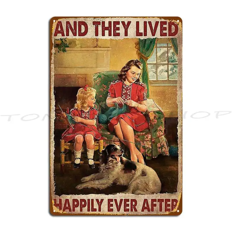 Once Upon A Time Girl Who Really Loved Sewing ，Metal Signs Club Club Bar Pub Wall Decor Design  Tin Sign Poster