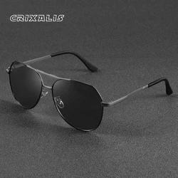 CRIXALIS Pilot Polarized Sunglasses Men Women Retro Fishing Sports Driving Sun Glasses Luxury Brand Designer Shades Anti Glare