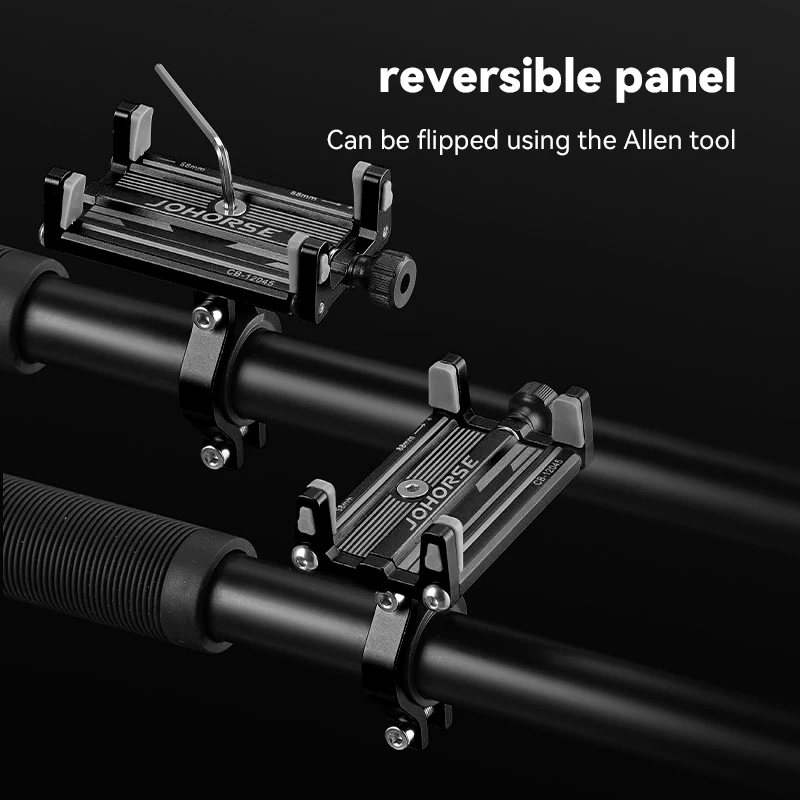 Phone Holder Motorcycle Electric Bicycle Smartphone CNC Aluminum Alloy Bracket Four Claws  Bike Phone Holder image 2