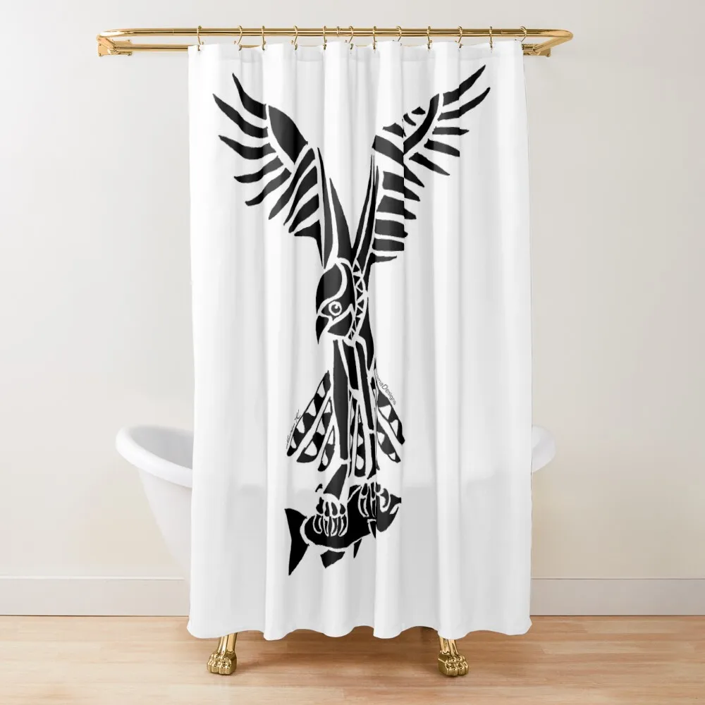 

Занавеска для душа Osprey Tribal Design, современный аксессуар, ванная комната, деко, забавный душ, водонепроницаемая занавеска для душа в ванной комнате
