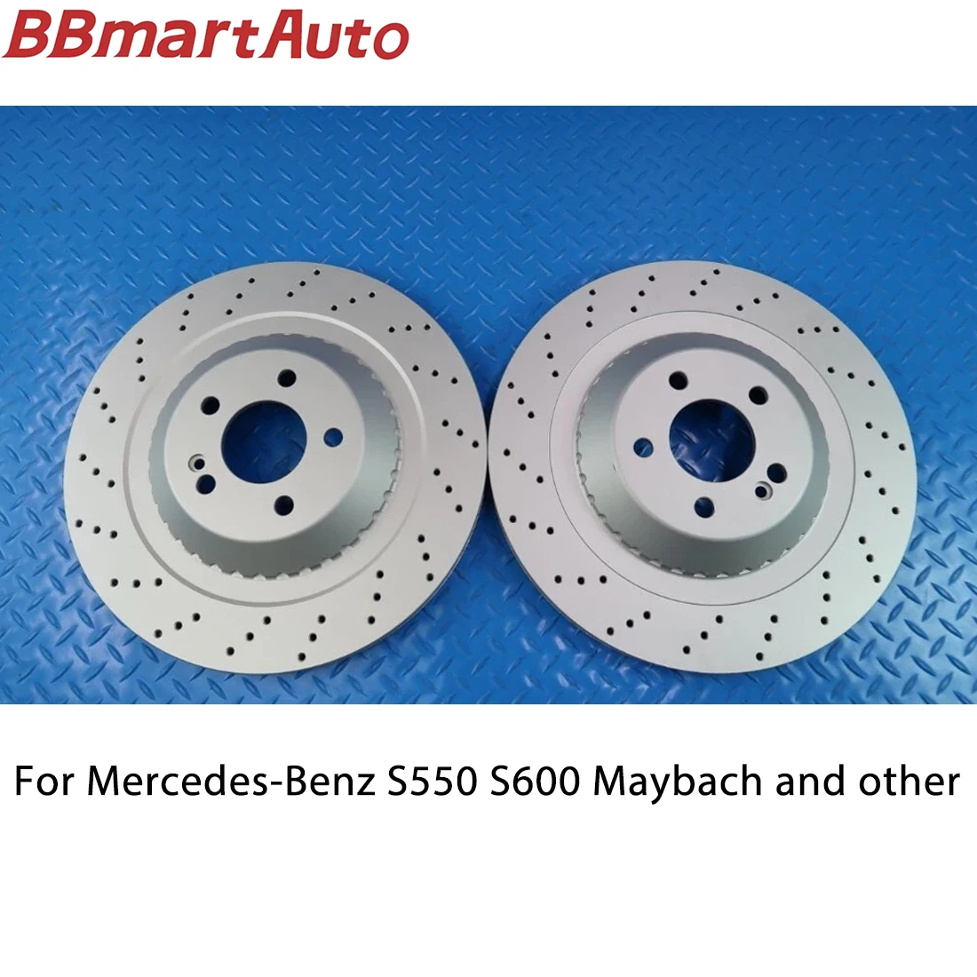 

2224200772 2pieces rear brake disc for Mercedes-Benz S550 S600 Maybach.BBmart Auto Parts
