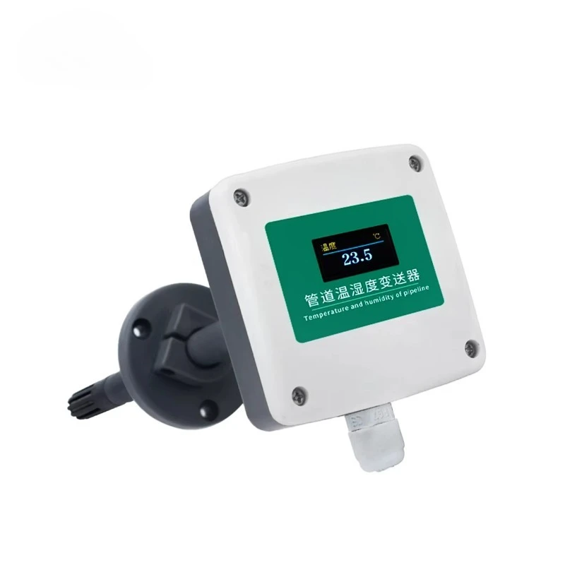 

Ducted Duct Temperature and Humidity Transmitter with RS485 4-20mA 0-5V 0-10V Output