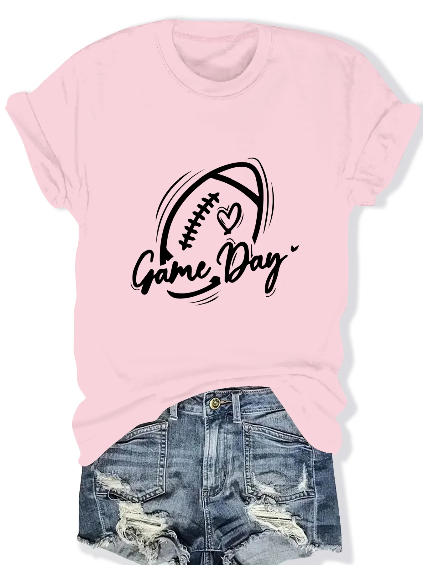 

Модный женский топ с геометрическим принтом, круглым вырезом и короткими рукавами, элегантный повседневный стиль