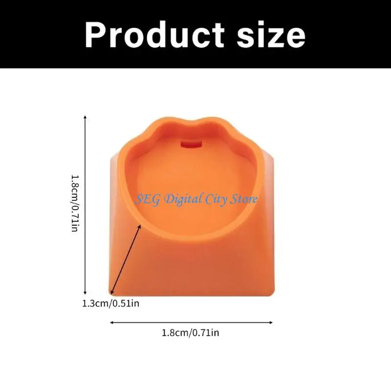 

U75B Novelty Cats Claw Keycaps Silicone Construction Mechanical Keyboards Keys Caps