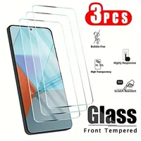 3Pcs Tempered Glass For Redmi Note 13 12 11 10 9 Pro Redmi 13C 12C 12 10C 10A 9 9C 9A Screen Protective Glass Protectors