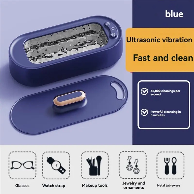 B47B-Eyewash Machine Ultrasonic Cleaning Machine Home Braces Automatic Jewelry Cleaner