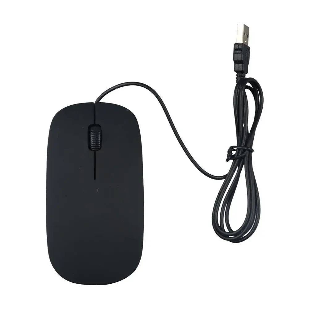 

For Pc Notebook Black White 3d Roller Ultra Thin Gaming Mouse Computer Mouse Usb Wired Mouse Optical Mouse Wired Mouse