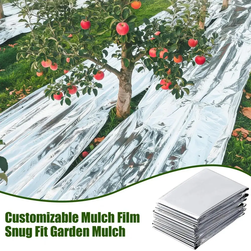 Reflective Film for Plant Growth Customizable Reflective Film Reflective Mylar Film for Greenhouse Grow Room Boost Plants Growth
