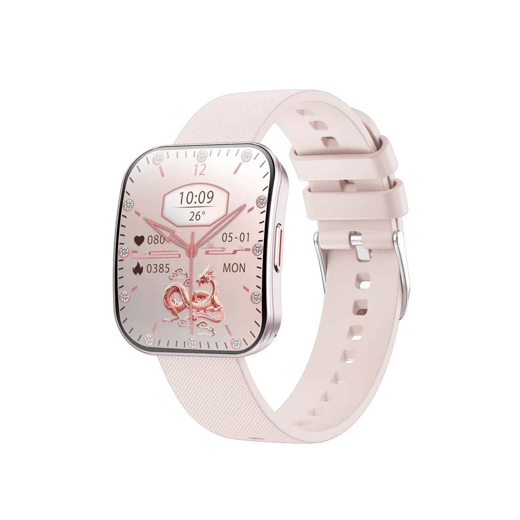 

Amoled Ultra-thin Curved Waterproof Smartwatch Women Blue Tooth Call Smart Watch Men Sleep 24h Heart Rate Health Monitor Sports