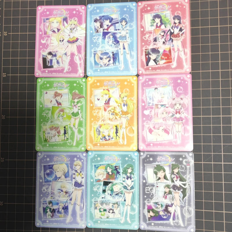 Diy 17pcs/set Sailor Moon Cosmos Self-made Card Gilding Flash Cards The Folded Light Sparkles. Starlight Flashes Anime Toy Gift