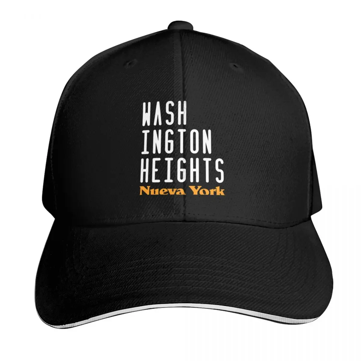 Nueva York Washington Heights New York Baseball Cap Moisture Wicking Quick Dry Curved Brim Classic Fit Low Profile Unstructured