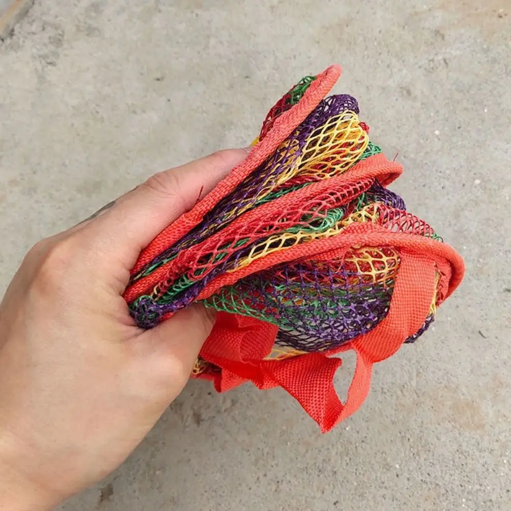 

Foldable Portable Fishing Nets 90/150/200cm Depth Quick-drying Shrimp Cage Basket Anti-jump Ring Edge Fish Mesh Bag Fishing Tool