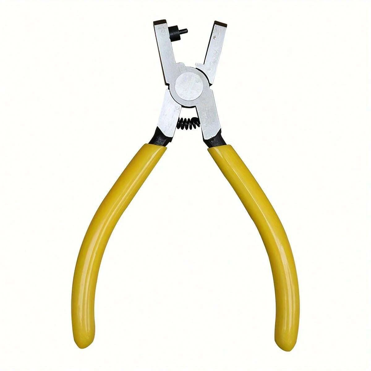 1 Stück gelber universeller Handriemen-Lochstanzer, Lochzange, Werkzeug zum Stanzen von Löchern, für die Herstellung von Uhren und verschiedene DIY-Projekte. – Detail 4